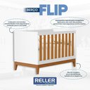 Ver imagem 5 de Berço Americano Mini Cama Flip Branco Fosco Savana