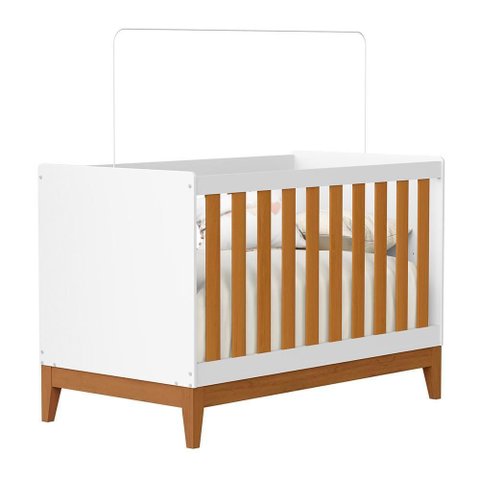 Berço Americano Mini Cama Flip Branco Fosco Savana