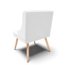 Ver imagem 6 de Kit 10 Cadeiras de Jantar Liz Corino Branco Pés Palito Natural - D’Rossi