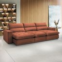 Ver imagem 1 de Sofá Retrátil e Reclinável 410cm Martinho Boucle