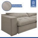 Ver imagem 7 de Sofá Retrátil e Reclinável 320cm Martinho Veludo YesCasa