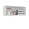 Conjunto 1 Armário Multiuso e 1 Armário Aéreo Pérola Branco Yescasa - 6