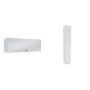 Ver imagem 2 de Conjunto 1 Armário Multiuso e 1 Armário Aéreo Pérola Branco Yescasa