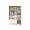 Ver imagem 3 de Guarda Roupa Infantil Com 03 Porta Sol Freijo/Areia Planet Baby