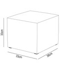 Ver imagem 5 de Poltrona de Amamentação Balanço e Puff Letícia Sintético Branco - Mpozenato