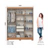 Guarda-roupa 6 Portas 2 Gavetas Arthur - 3