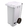 Contêiner Lixeira Plástico Injetado com Rodas e Pedal 240 L - 3