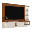 Ver imagem 1 de Painel Ripado para Tv de 72 Polegadas Iguaçu Cedro Off White