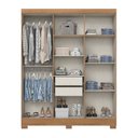 Ver imagem 4 de Guarda-roupa 6 Portas 2 Gavetas com Espelho Arthur