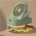 Ver imagem 4 de Ventilador Umidificador Inteligente de Mesa 2,5 Litros Dobrável sem Ruídos:verde