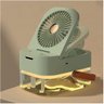 Ventilador Umidificador Inteligente de Mesa 2,5 Litros Dobrável sem Ruídos:verde - 4