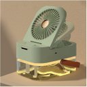 Ver imagem 4 de Ventilador Umidificador Inteligente de Mesa 2,5 Litros Dobrável sem Ruídos:verde