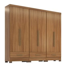 Quarto Modulado 3 Peças 6 Portas 3 Gavetas Smart Plus - 3