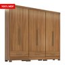 Quarto Modulado 100% MDF 3 Peças 6 Portas 3 Gavetas Smart Plus - 5