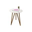 Ver imagem 2 de Mesa Lateral 100% MDF 70 cm Branco