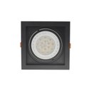 Ver imagem 3 de Spot de Embutir Recuado Nordecor Flea para 1 Lâmpada Ar111 Quadrado Preto 6200