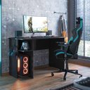 Ver imagem 2 de Mesa de Escritório YorK Q01 - ADJ Decor MESA DE ESCRITORIO MESA GAMER Preto