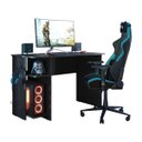 Ver imagem 4 de Mesa de Escritório YorK Q01 - ADJ Decor MESA DE ESCRITORIO MESA GAMER Preto