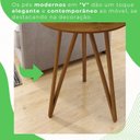 Ver imagem 5 de Mesa Lateral Corinto 100% MDF 70 cm Marrom