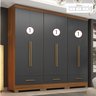 Quarto Modulado 3 Peças 6 Portas 3 Gavetas Smart Plus - 2