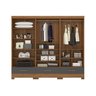 Quarto Modulado 3 Peças 6 Portas 3 Gavetas Smart Plus - 5