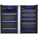 Ver imagem 1 de Conjunto Venax Cervejeira Blue e Adega Piubella 100 Litros Preto Fosco Porta Invertida 110v