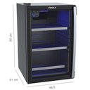 Ver imagem 4 de Conjunto Venax Cervejeira Blue e Adega Piubella 100 Litros Preto Fosco Porta Invertida 110v