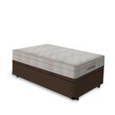 Ver imagem 2 de Cama Box Baú Solteiro Marrom + Colchão Molas Ensacadas - Ortobom - Airtech Springpocket Marrom