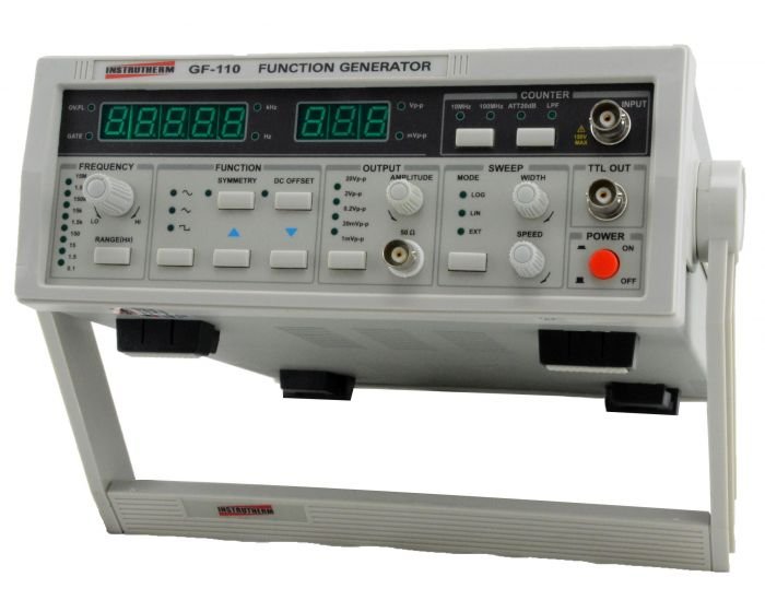Gerador De Funções Digital Faixa 0,1Hz A 15Mhz 8 Escalas Modelo Gf-110