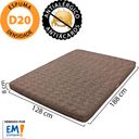 Ver imagem 2 de Colchonete Tapete de Espuma D20 Infantil Bebe Antialérgico Portátil Baixo 128x188x8cm - BF Colchões