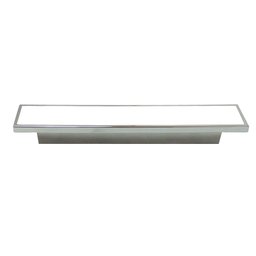 Puxador Cristal - IL 4516 - Branco - 128MM - 1