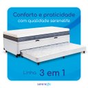 Ver imagem 6 de Cama 3 em 1 Solteiro Serenelife - Corano Branco