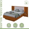 Cama Casal 140cm com Usb, Usb-c 2 Mesa de Cabeceiras Solaris - 12