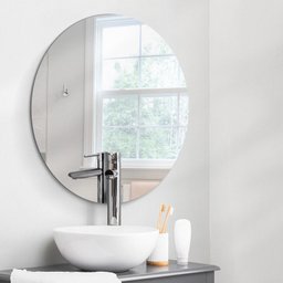 Espelho Decorativo Orgânico 60cmx60cm E08, Moderno Luxo Sala Quarto Banheiro - 1