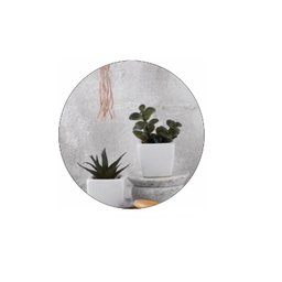 Espelho Decorativo Orgânico 60cmx60cm E08, Moderno Luxo Sala Quarto Banheiro - 4