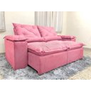 Ver imagem 1 de Sofá 3 e 4 Lugares Retrátil e Reclinável 2,30 Metros Alpoim Estofados Rose 607 Athenas