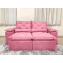 Ver mais imagens de Sofá 3 e 4 Lugares Retrátil e Reclinável 2,30 Metros Alpoim Estofados Rose 607 Athenas