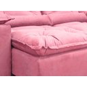 Ver imagem 6 de Sofá 3 e 4 Lugares Retrátil e Reclinável 2,30 Metros Alpoim Estofados Rose 607 Athenas