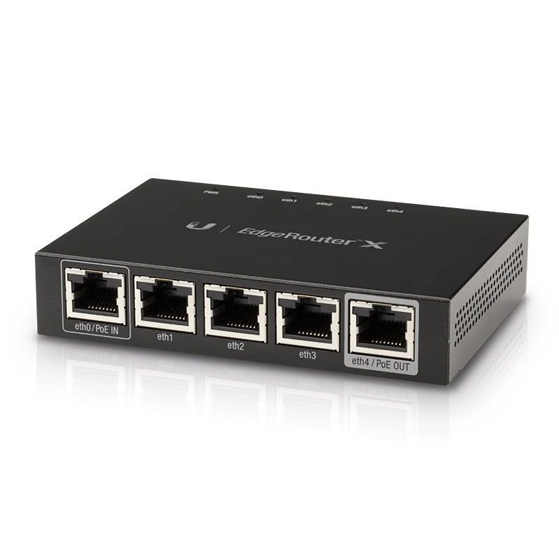 Roteador Edgerouter-x 5 Portas Gigabit com Poe Rj45 Entrada/saída ...