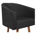 Ver imagem 5 de Poltrona Decorativa Sala de Estar Recepção Luiza Pés Palito Suede - Doce Sonho Móveis POLTRONAS POLT