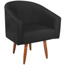 Ver imagem 6 de Poltrona Decorativa Sala de Estar Recepção Luiza Pés Palito Suede - Doce Sonho Móveis POLTRONAS POLT