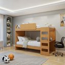 Ver imagem 2 de Beliche Solteiro Cantos Arredondados com Led Olga