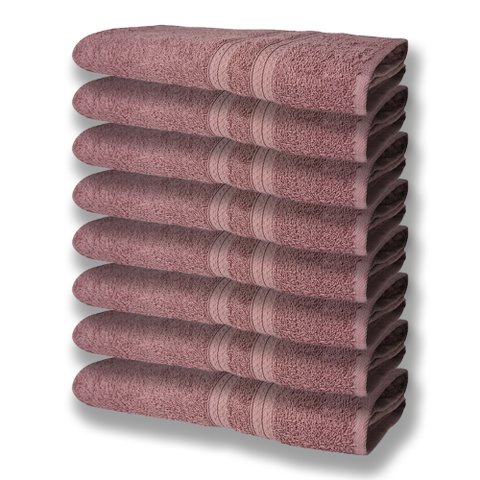 8 Toalhas Grande Super Felpudas e Grossa 80x150 Rosê