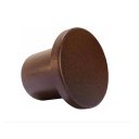 Ver imagem 6 de Kit 2 Espelhos Redondo Decorativo Suspenso Alça 50cm + Suporte Marrom Alça Caramelo