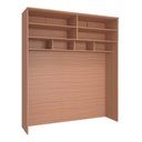 Ver imagem 2 de Guarda Roupa Modulado Ponte 4 Portas 2450x1730mm Setiba Plus Rimo Carvalho/carvalho