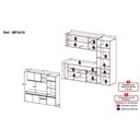 Ver imagem 3 de Cozinha Modulada Compacta Suspensa 7 Portas MDF MDP 211,5cm