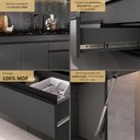 Ver imagem 5 de Cozinha Modulada Compacta Suspensa 7 Portas MDF MDP 211,5cm