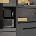 Ver imagem 2 de Cozinha Modulada Compacta Suspensa 7 Portas MDF MDP 211,5cm