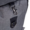 Ver imagem 2 de Mochila para Notebook Executiva Ht-8002 Tecido Impermeavel Entradasb Poliester - Cinza