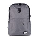Ver imagem 1 de Mochila para Notebook Executiva Ht-8002 Tecido Impermeavel Entradasb Poliester - Cinza
